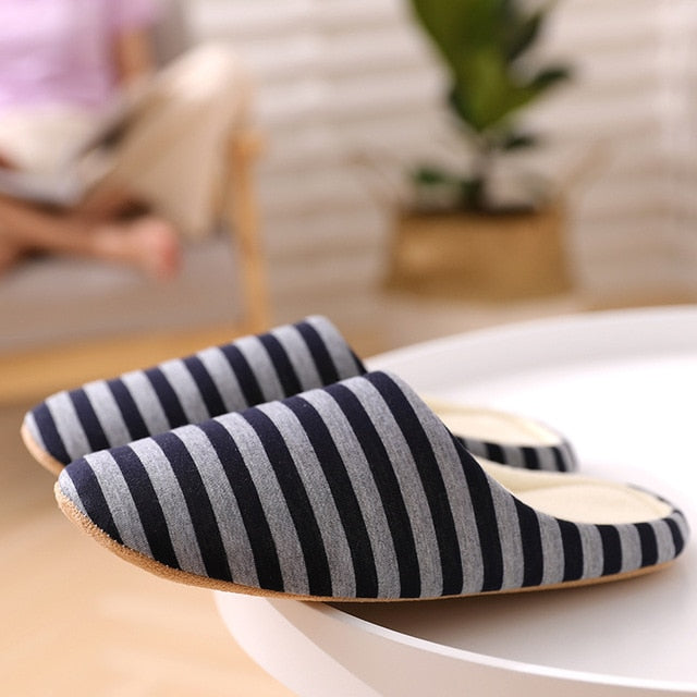 Mntrerm 2019 men Cotton Home Slippers Cute Slippers Winter Warm Plush Indoor Slipper men Warm Soft Bottom Shoes