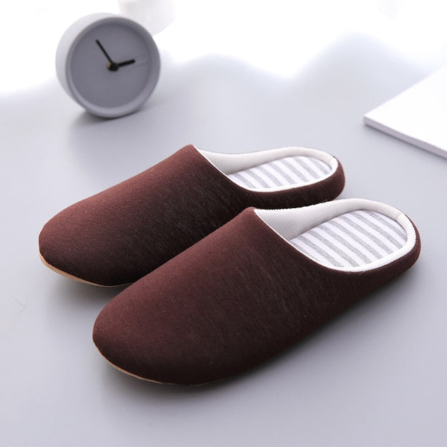 Mntrerm 2019 men Cotton Home Slippers Cute Slippers Winter Warm Plush Indoor Slipper men Warm Soft Bottom Shoes