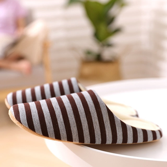 Mntrerm 2019 men Cotton Home Slippers Cute Slippers Winter Warm Plush Indoor Slipper men Warm Soft Bottom Shoes